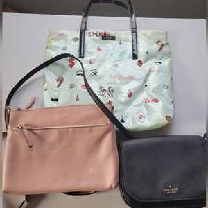 KATE SPADE BAGS. MIX LOT TOTE CROSSBODY HANDBAGS